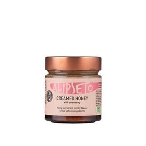 Creamed Honey with strawberry, 300g