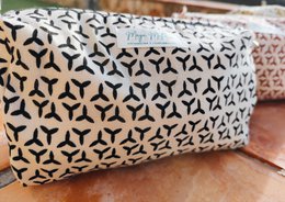 PACK OF 3 UNITS - BLOCK PRINT COTTON CLUTCH DEIA COLLECTION