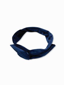 Trendy hairband with iron wire - Velvet blue