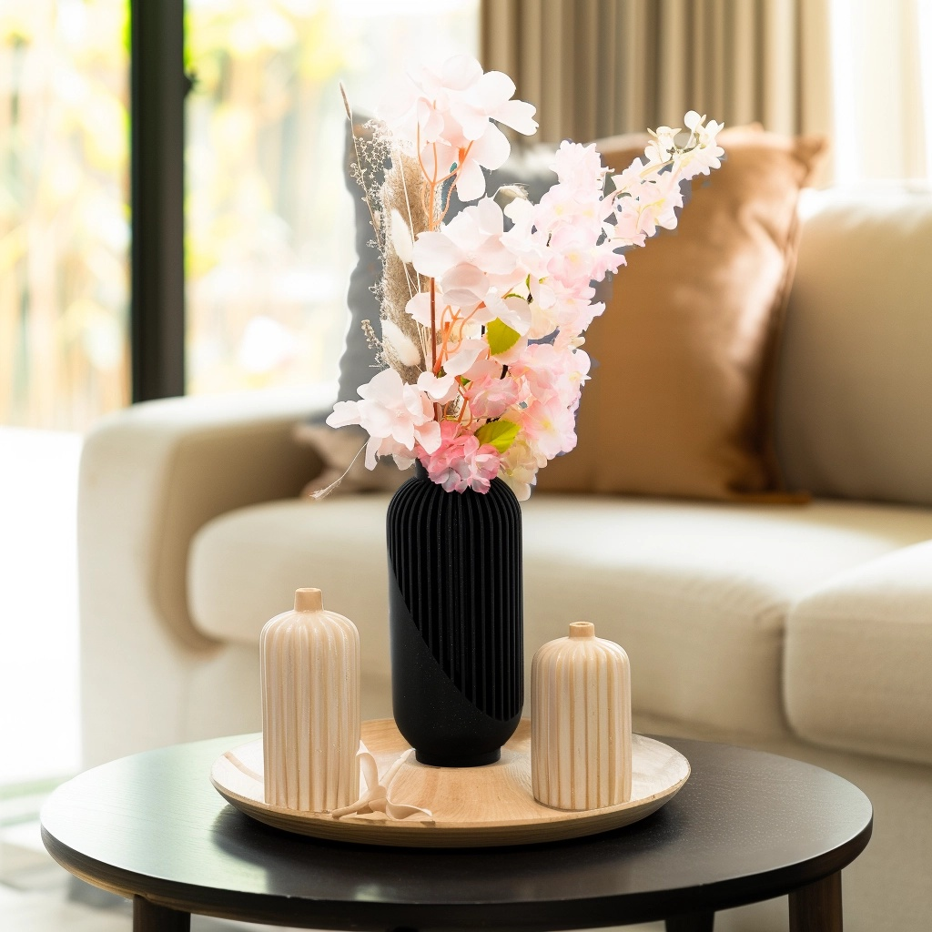 Vase Orion 3D - Vase imprimé en 3D - PLA durable - Convient aux fleurs artificielles