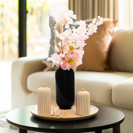Orion 3D vase - 3D printet vase - Bæredygtig PLA - Velegnet til kunstige blomster