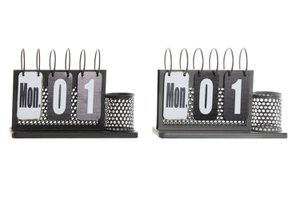 CALENDARIO METAL 26X8X18 CUBILETE 2 SURT. DH176076