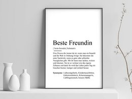 Définition "Meilleur ami" Poster