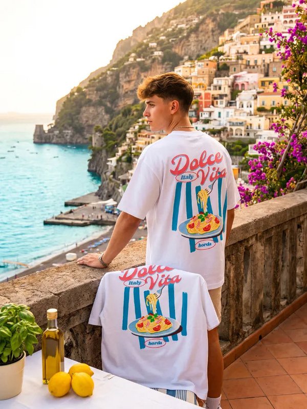 T-shirt Dolce Vita Horda | Boxy Fit 200g Made in Italy