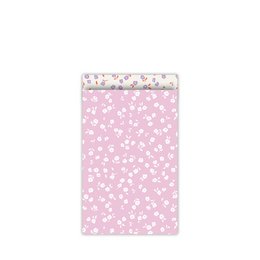 12x19cm roze/wit