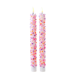 Candela a colonna LED Vivid Sparks - Set da 2
