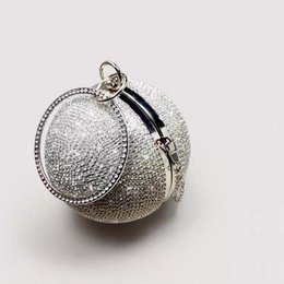 Luxe Ball Clutch-BlingBling Diamonds-Gold & Silver