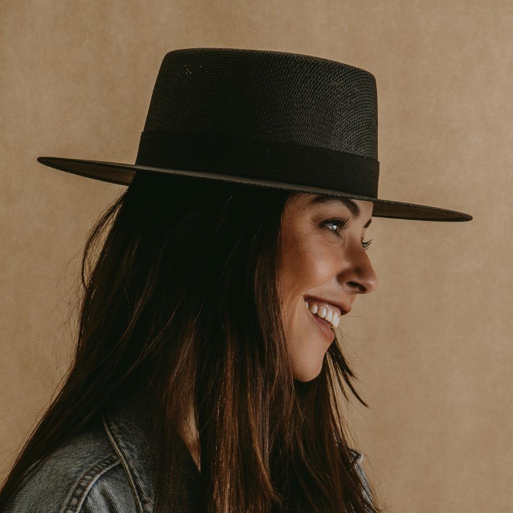 Guadalajara · Black boater hat