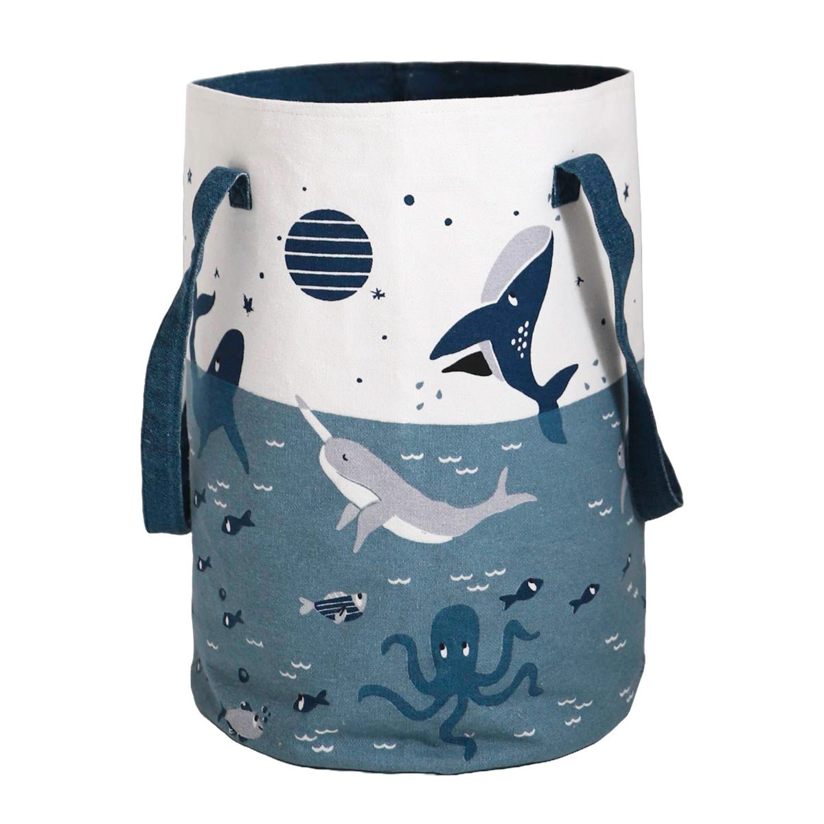 Cesta de almacenaje para habitación infantil LITTLE DEEP BLUE