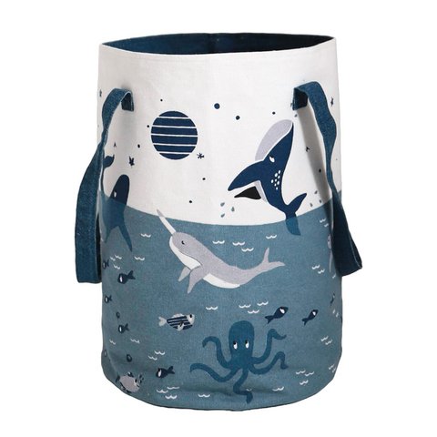 Aufbewahrungskorb für das Kinderzimmer LITTLE DEEP BLUE