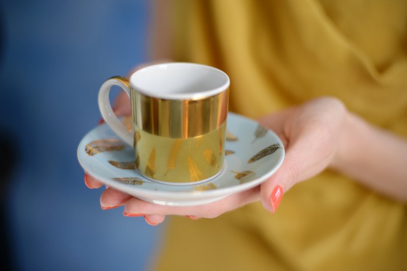 Espressokop og underkop
