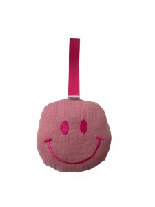 Smiley Speendoekje Accessoire - Mousline - Roze