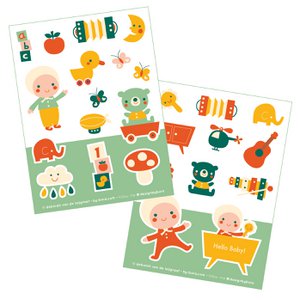 Sticker set - Hello Baby