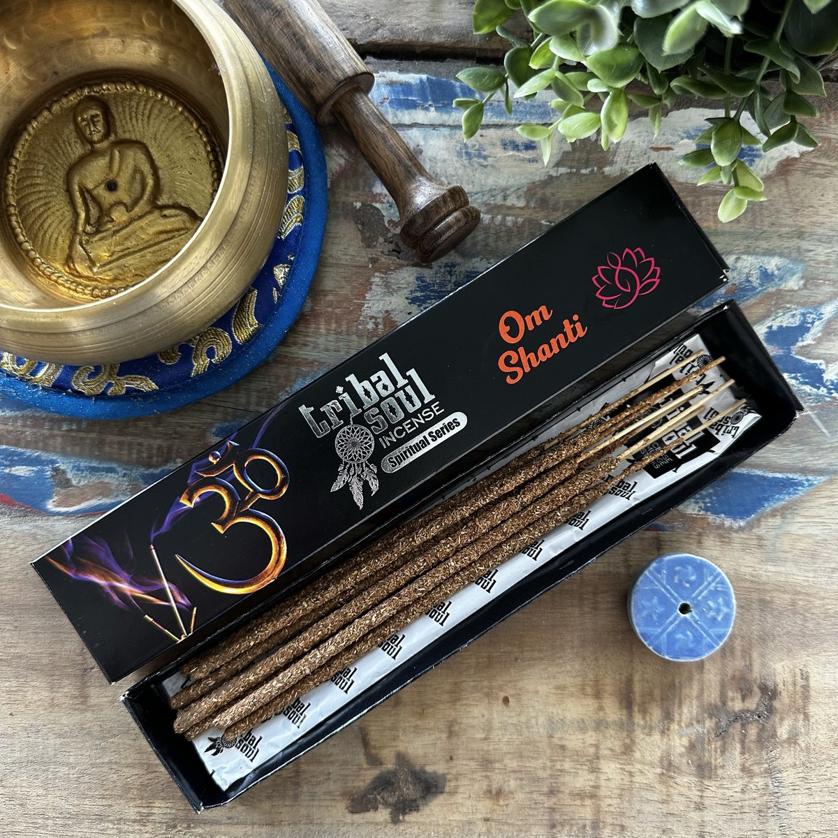 Tribal Soul Spiritual Incense Sticks and Ceramic Holder