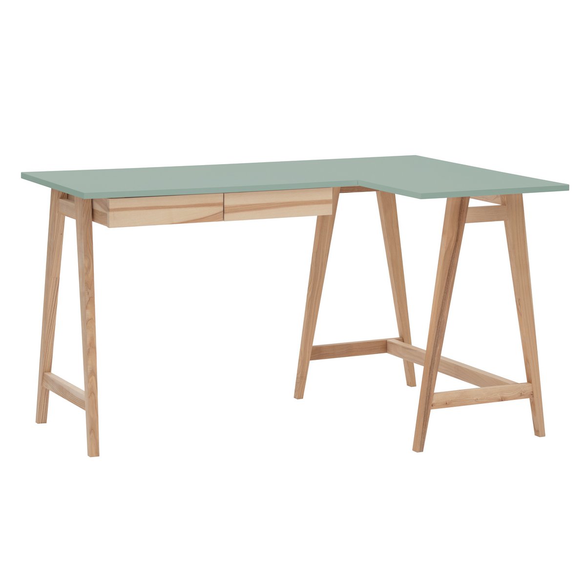 LUKA L-Shaped Desk Left/Right Handed 135x85cm
