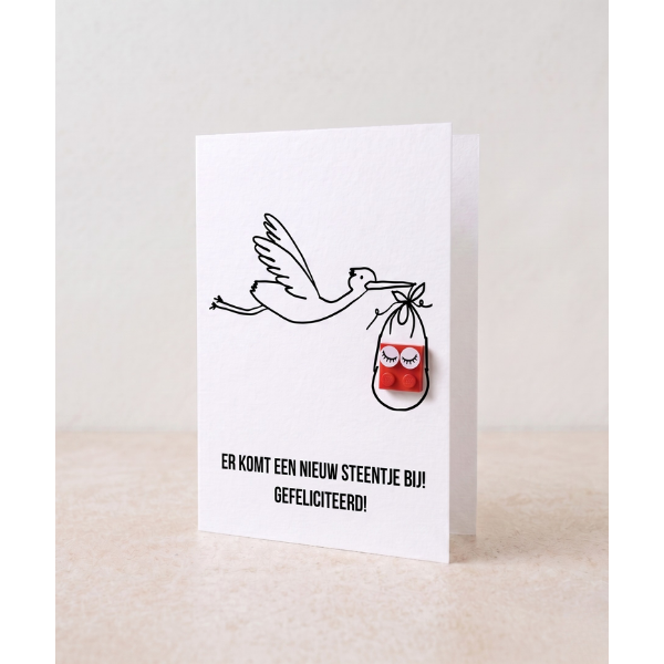 Pregnancy Postal Card – Building Brick