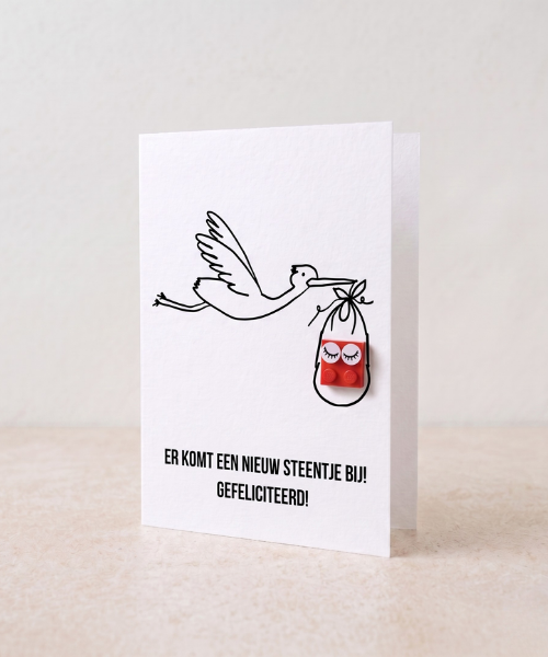 Pregnancy Postal Card – Building Brick
