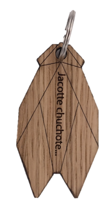 Key ring "Jacotte" Wood
