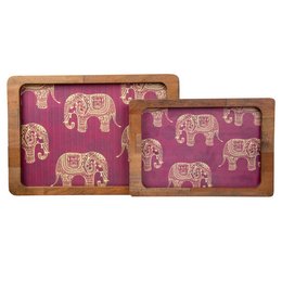Plateaux en bois Joy Kitchen - Fil Desenli | Lot de 2