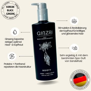 ROOTY - 3in1 Black Ginseng Shampoo