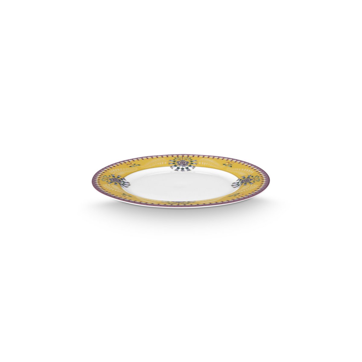 Plate Lily&Lotus Yellow 23cm