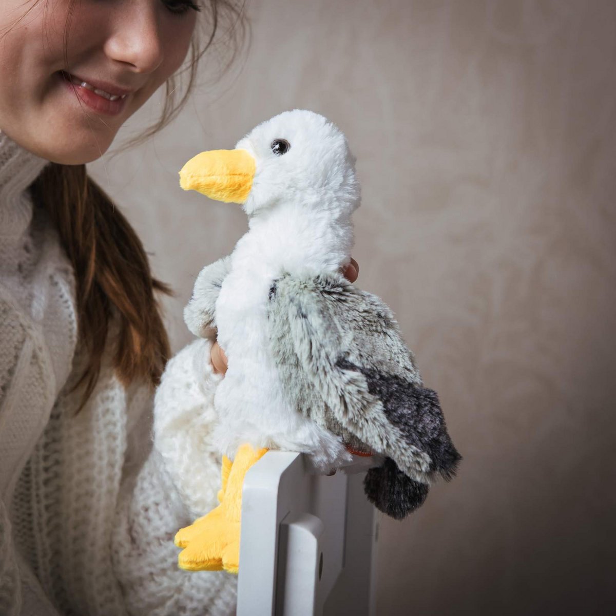 Plush toy seagull Jonathan - stuffed animal
