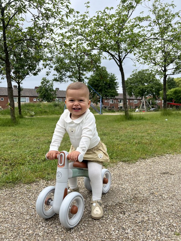 Liefjes & Co Woom Balancecykel / Trehjulet cykel fra 1 År Grøn - Pink
