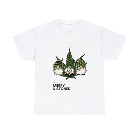 Merry &Stoned Unisex Cotton Tee