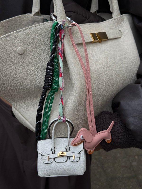 Pup bag charm