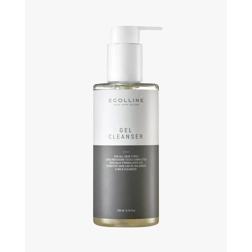 ECOLLINE Clean Gel Limpiador Dermocosmético | Limpieza suave sin barreras con agua de manzanilla y tensioactivos vegetales | Cuidado de la piel COREANO