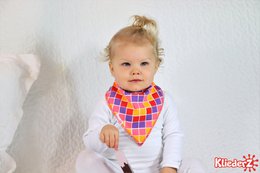 Kropka na szelkach Perfect Tiles - śliniaczek niemowlęcy