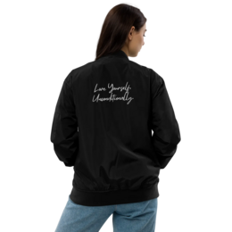 Premium bomber jacket Self Love Premium recycled bomber jacket