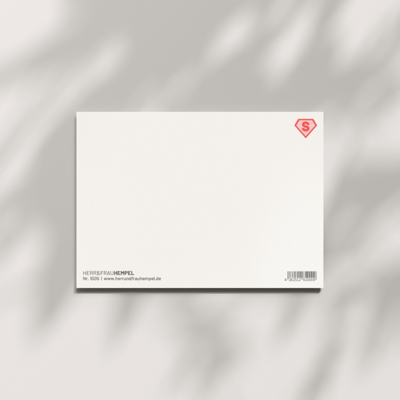 Postkort - Supermama