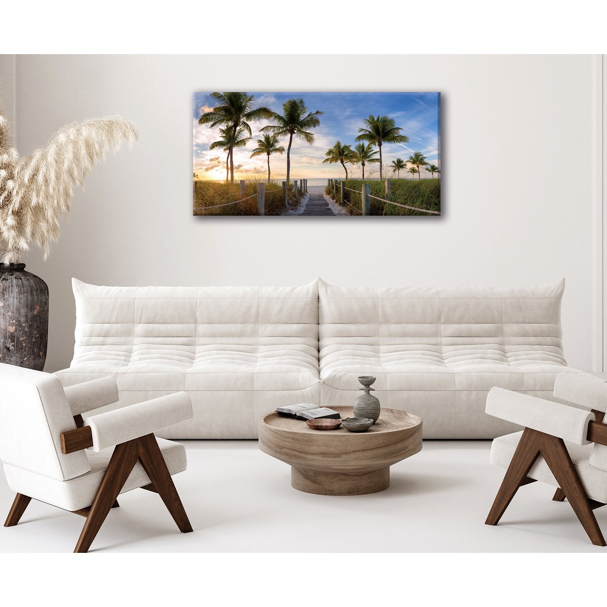 Wandfoto CARIBBEAN 50x100 cm canvas foto op spieraam decoratie modern