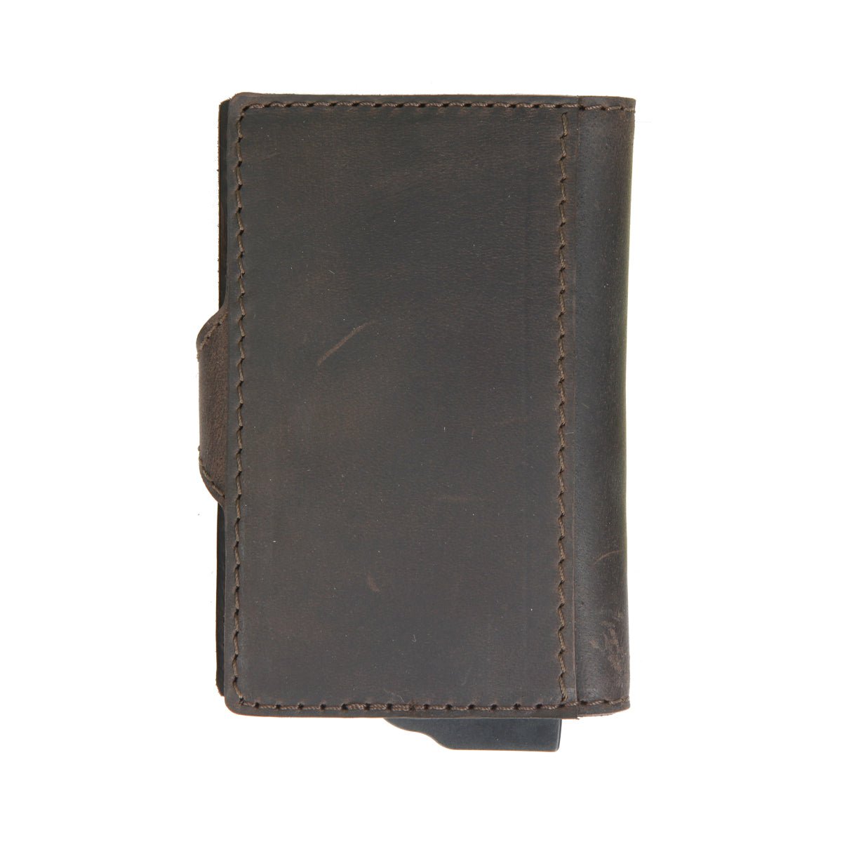 Card Case Plus Portefeuille Vintage Marron