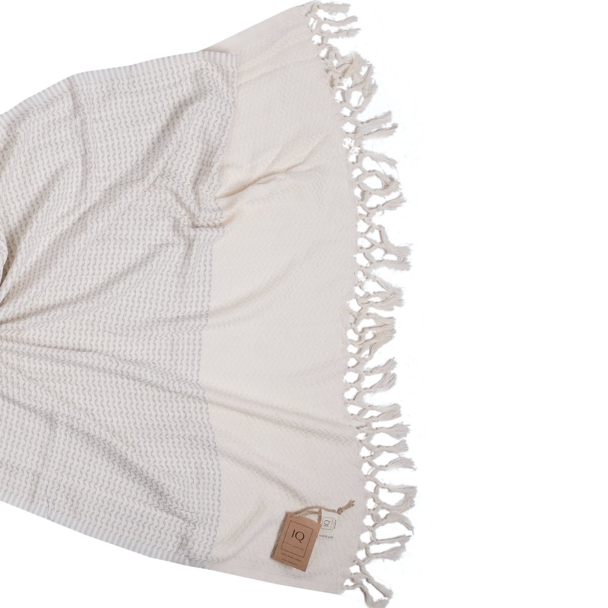 serviette de hammam | Serviette de sauna | Serviette de plage | Colombie | Gris | 180x95cm