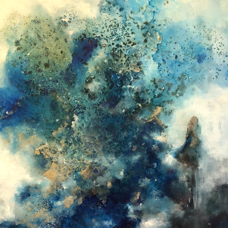 Art card with envelope 'Waiting for Quiet Waters'