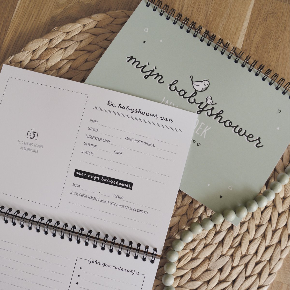 My baby shower fill-in book A5