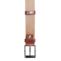 Leder Damengürtel oder Leder Herrengürtel mit Aufdruck Echtes Leder 4 cm breit