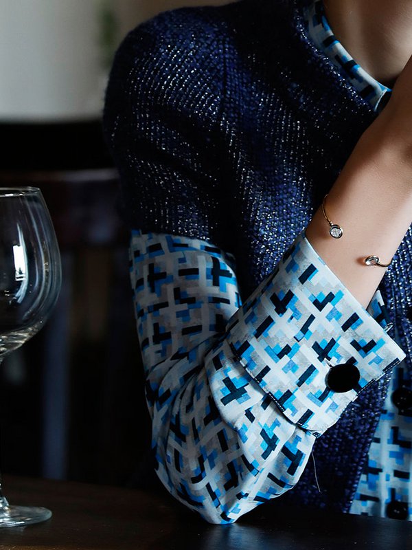 Positano Blue Topaz Cuff armband