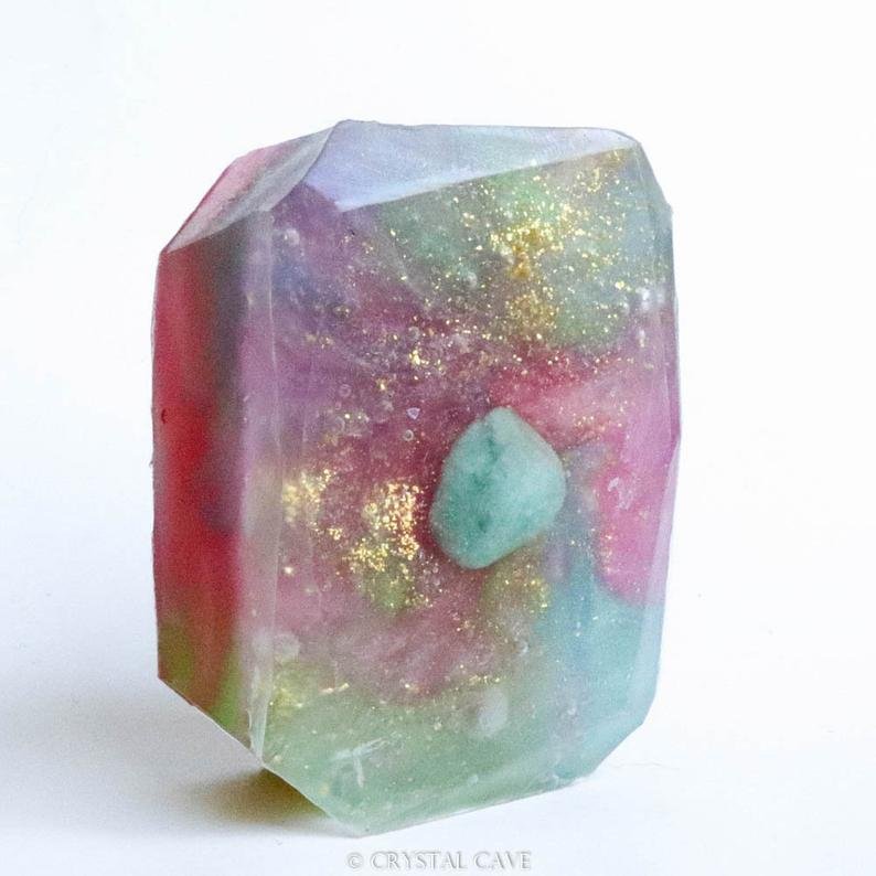 Gemstone Soap - Flower Child - Amazonite