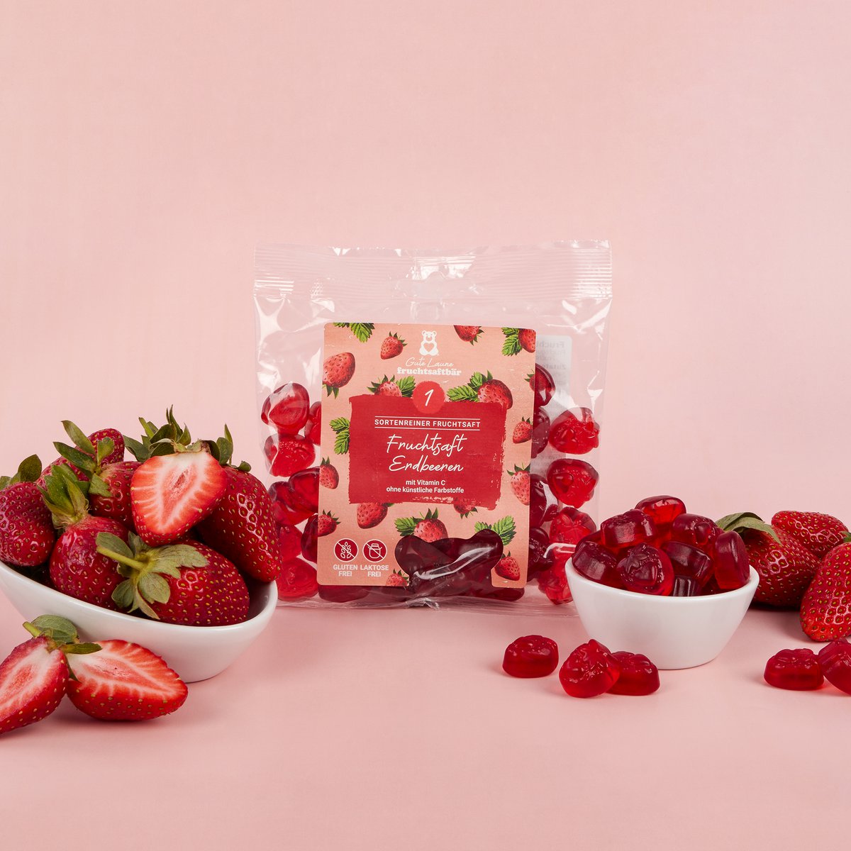 Fruit juice strawberries