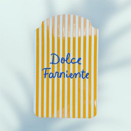 Træ lykønskningskort: Dolce Vita