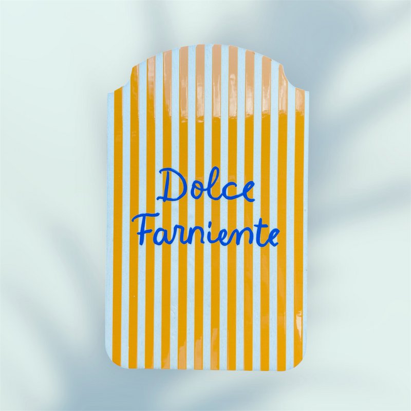 Træ lykønskningskort: Dolce Vita