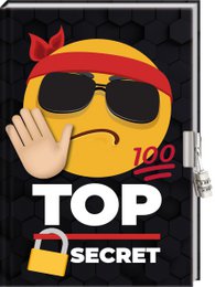 Dagbog med lås - Top Secret