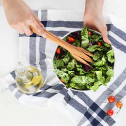Olive Wood Salad Fork – Handmade Natural Wooden Utensils