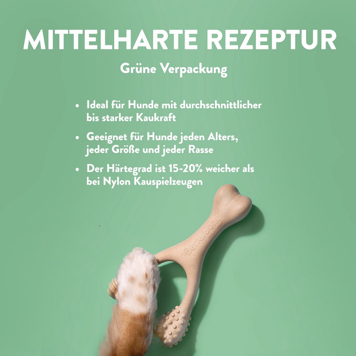 BetterBone Dogs Kauchebülen - Groot medium rundvlees (zonder nylon, CO2 neutraal in Europa)