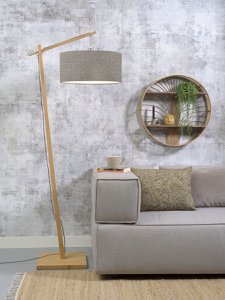 Vloerlamp Andes Bambus 4723, Leinendonker
