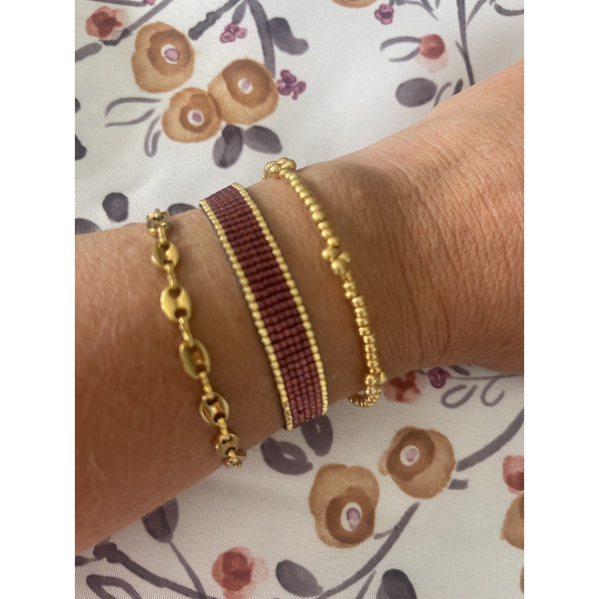 Armbånd dråber guld