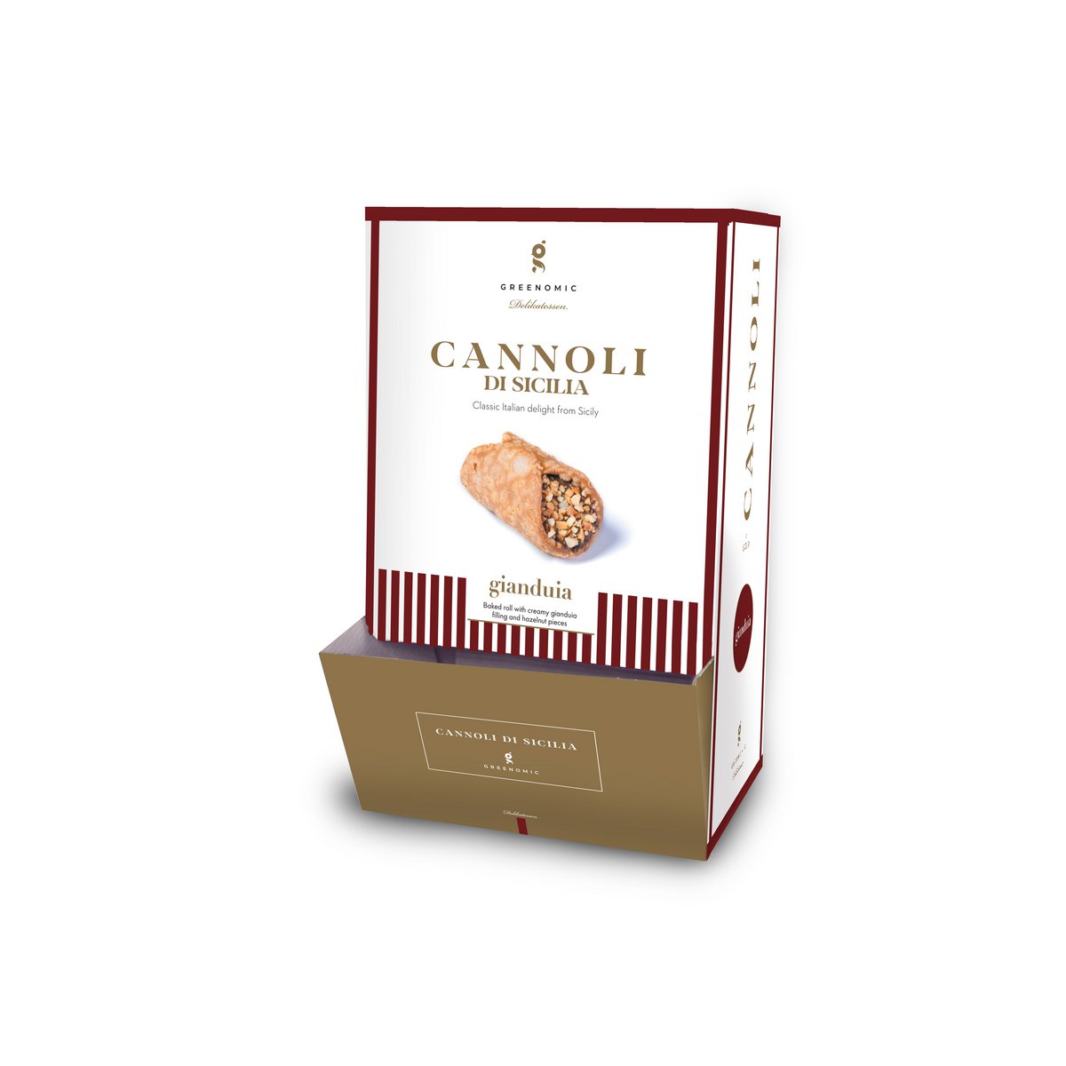 PRÉSENTOIR CANNOLI DI SICILIA GIANDUIA 56 STK.
